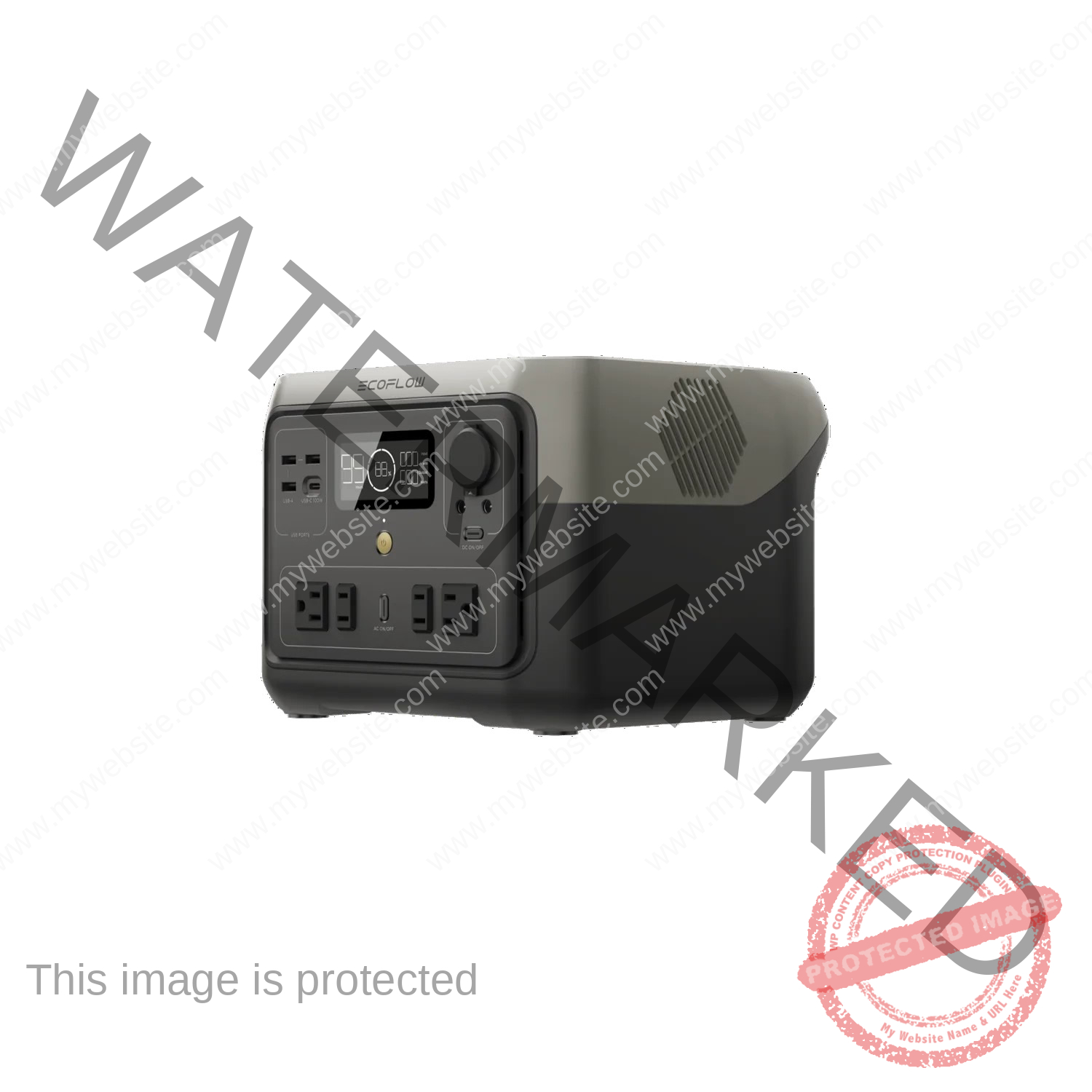 ECOFLOW RIVER 2 MAX 3 EcoFlow RIVER 2 Max Portable Power Station 512Wh Capacity 500W Output